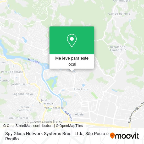 Spy Glass Network Systems Brasil Ltda mapa