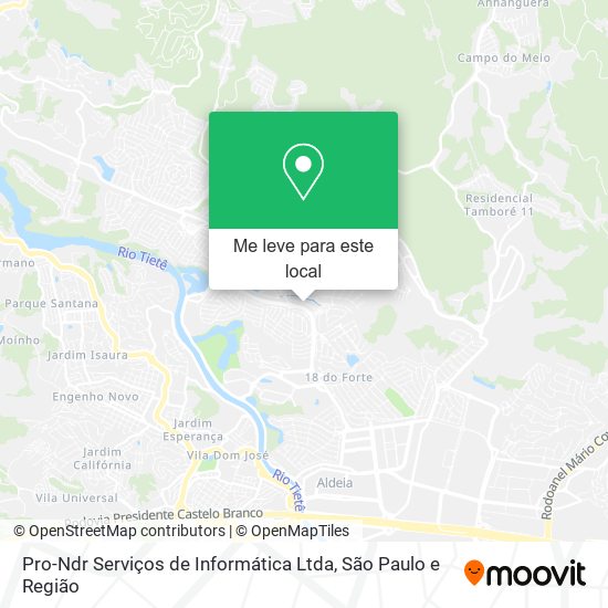 Pro-Ndr Serviços de Informática Ltda mapa