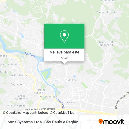 Honos Systems Ltda. mapa