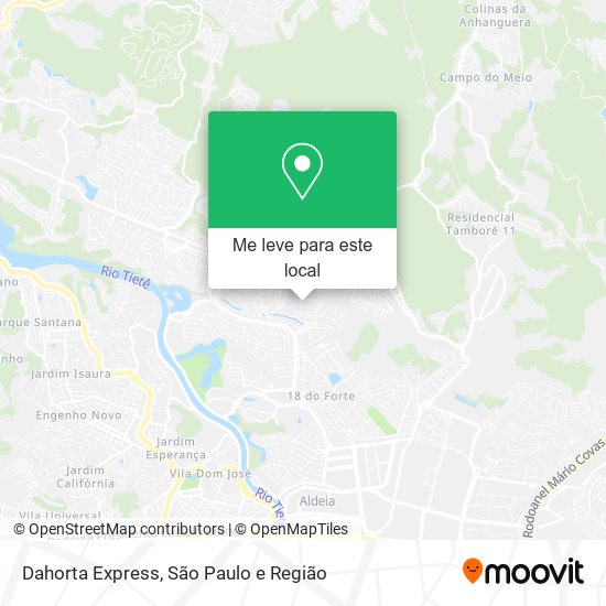 Dahorta Express mapa