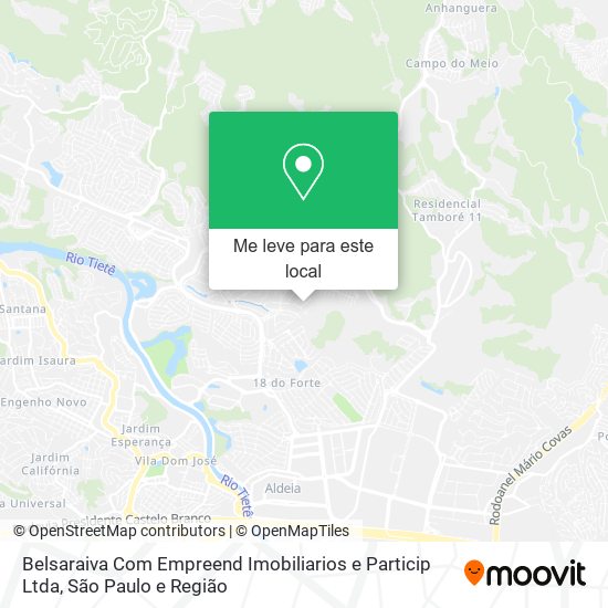 Belsaraiva Com Empreend Imobiliarios e Particip Ltda mapa