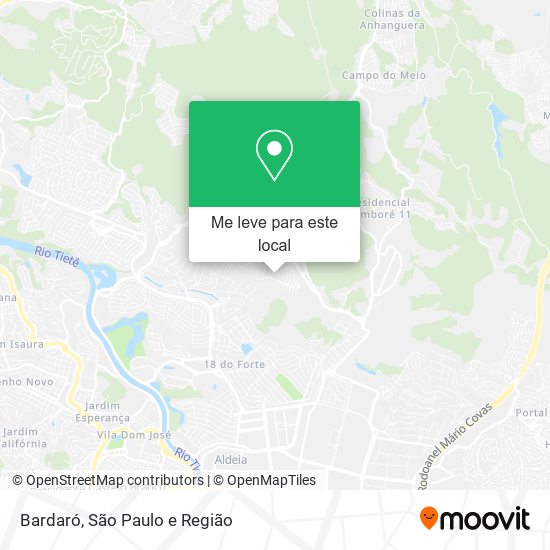 Bardaró mapa