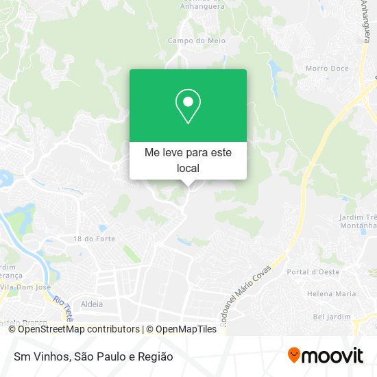 Sm Vinhos mapa