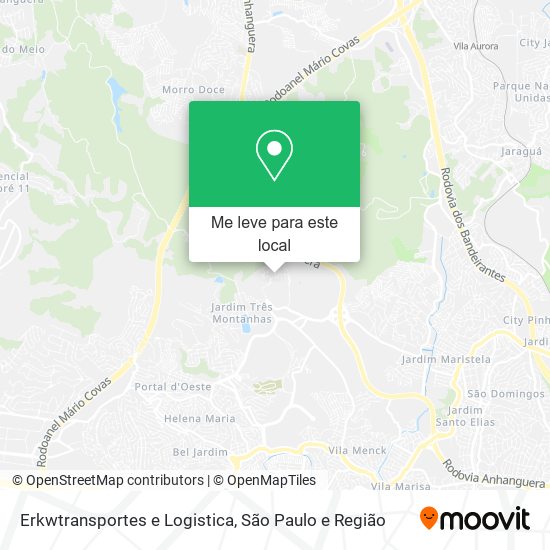 Erkwtransportes e Logistica mapa