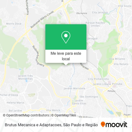 Brutus Mecanica e Adaptacoes mapa