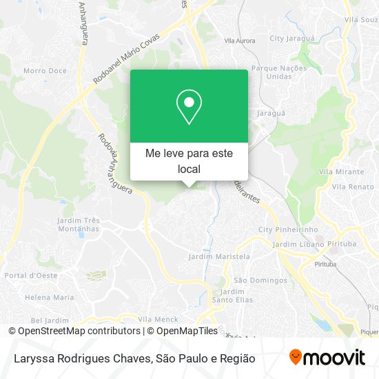 Laryssa Rodrigues Chaves mapa