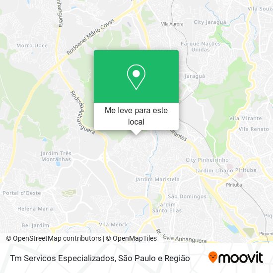 Tm Servicos Especializados mapa