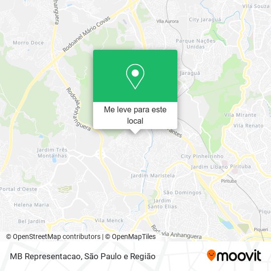 MB Representacao mapa