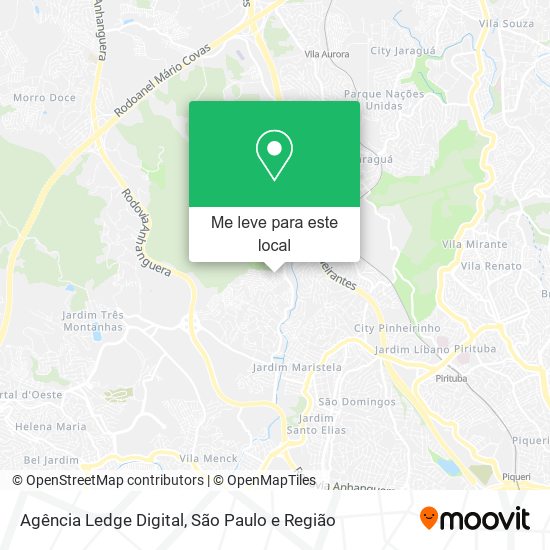 Agência Ledge Digital mapa