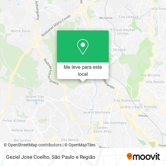 Geziel Jose Coelho mapa