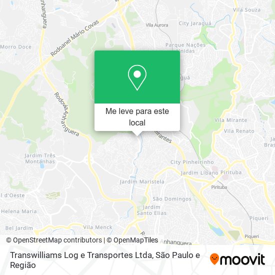 Transwilliams Log e Transportes Ltda mapa
