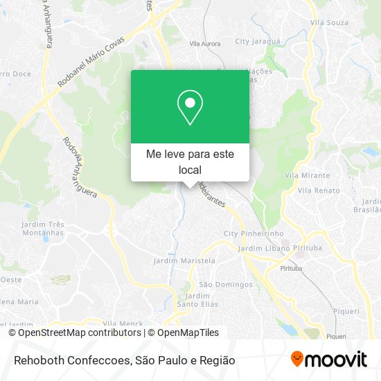 Rehoboth Confeccoes mapa