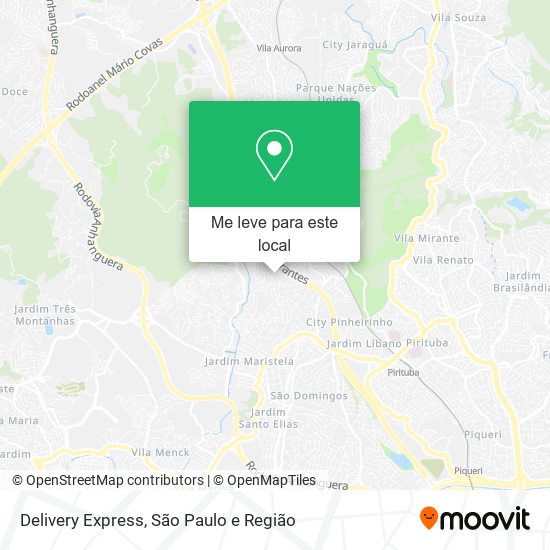 Delivery Express mapa