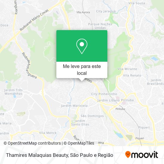 Thamires Malaquias Beauty mapa