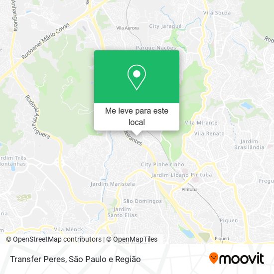 Transfer Peres mapa