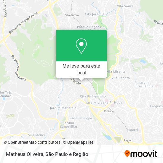Matheus Oliveira mapa