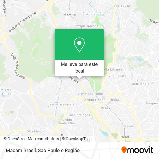 Macam Brasil mapa