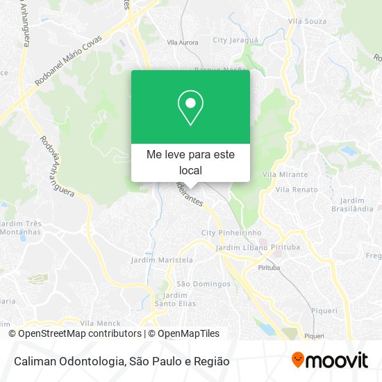 Caliman Odontologia mapa