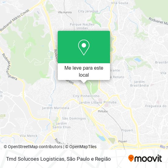 Tmd Solucoes Logisticas mapa