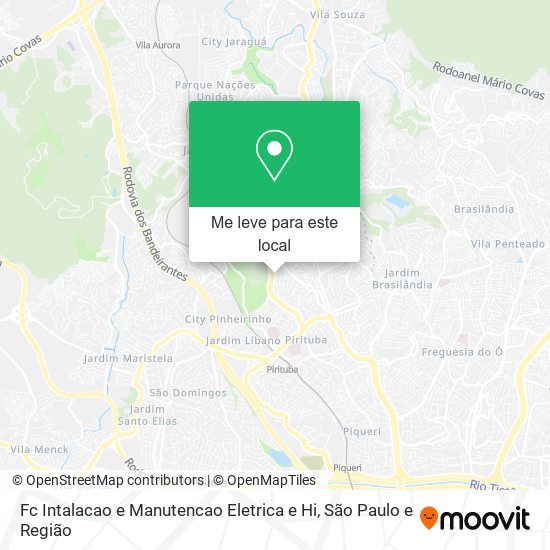 Fc Intalacao e Manutencao Eletrica e Hi mapa