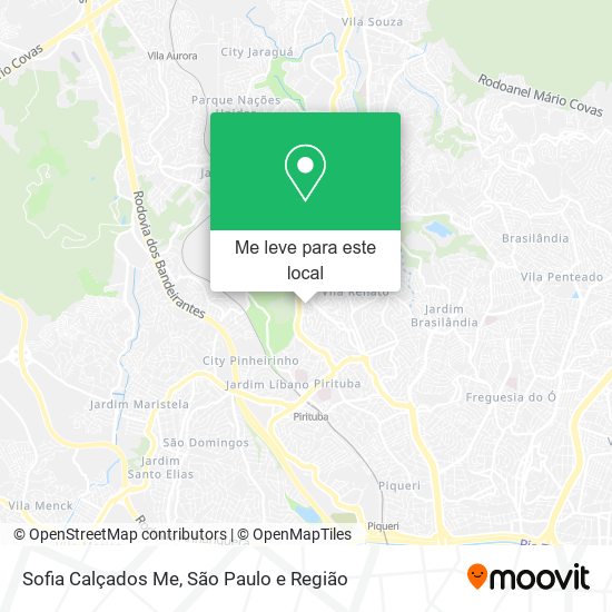Sofia Calçados Me mapa