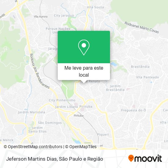 Jeferson Martins Dias mapa