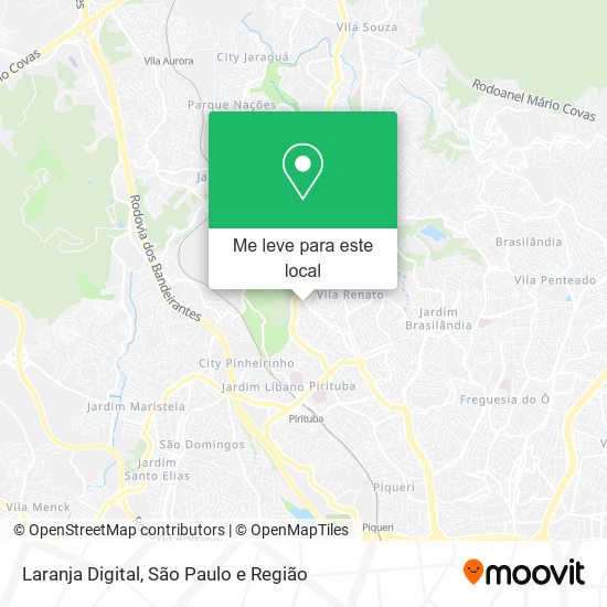 Laranja Digital mapa
