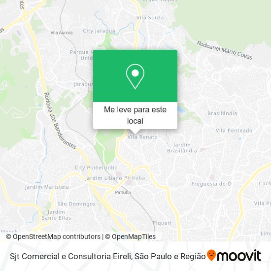 Sjt Comercial e Consultoria Eireli mapa
