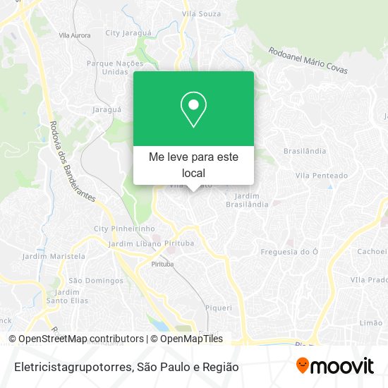 Eletricistagrupotorres mapa