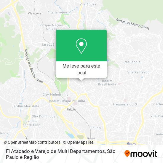 Fl Atacado e Varejo de Multi Departamentos mapa