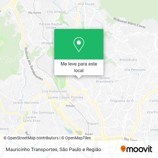 Mauricinho Transportes mapa