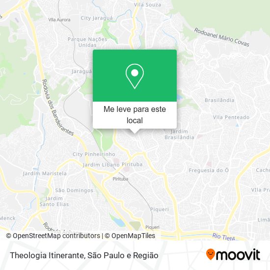 Theologia Itinerante mapa