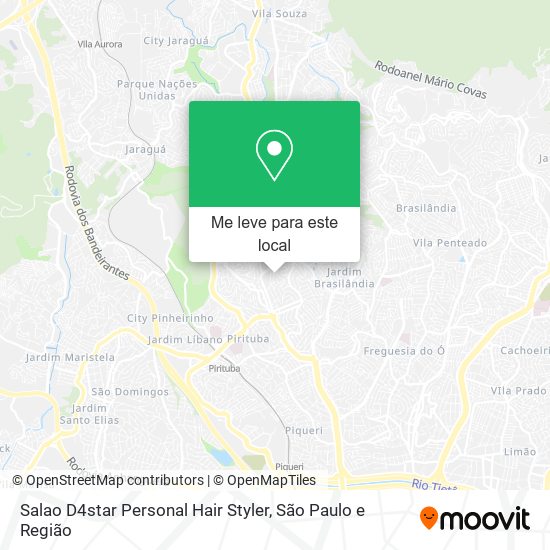 Salao D4star Personal Hair Styler mapa