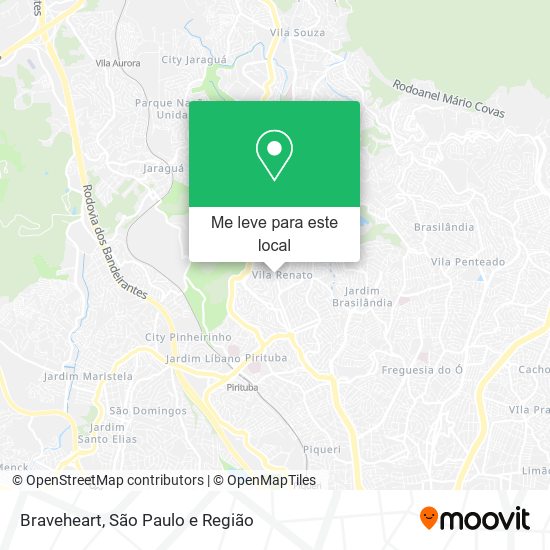 Braveheart mapa