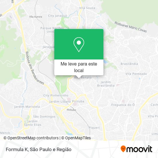 Formula K mapa