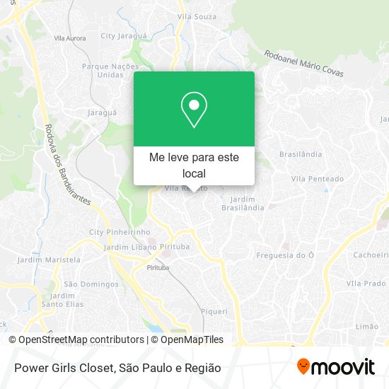 Power Girls Closet mapa