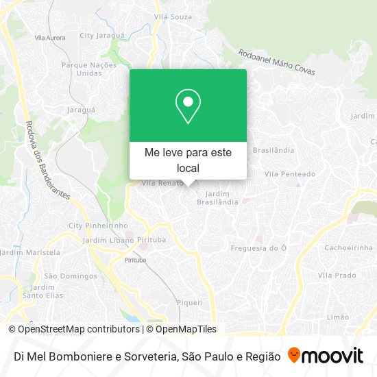 Di Mel Bomboniere e Sorveteria mapa