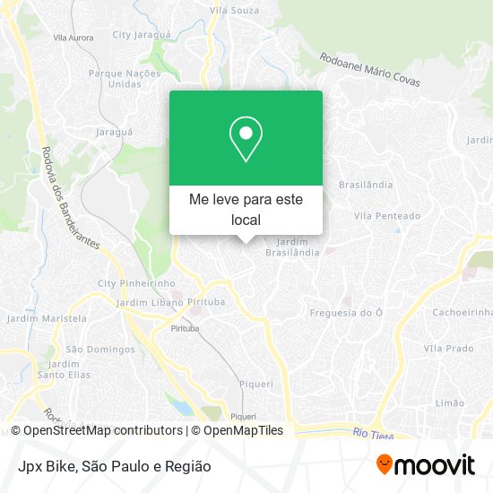 Jpx Bike mapa