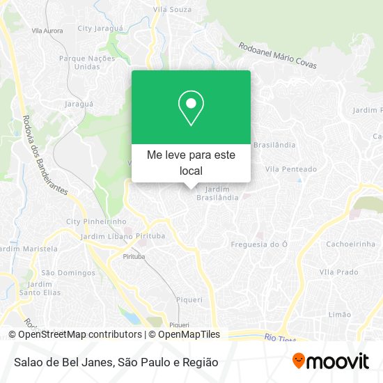 Salao de Bel Janes mapa