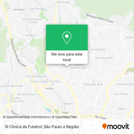 Sl Clinica de Futebol mapa