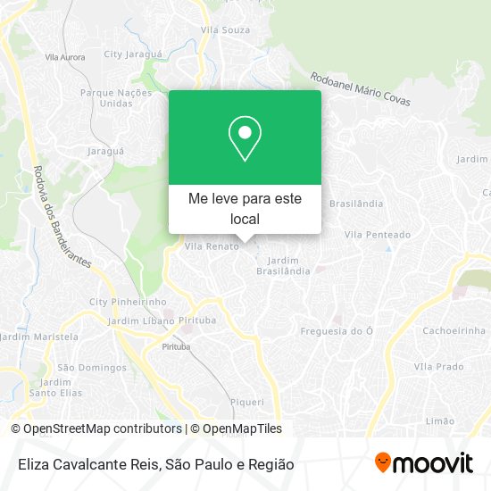 Eliza Cavalcante Reis mapa