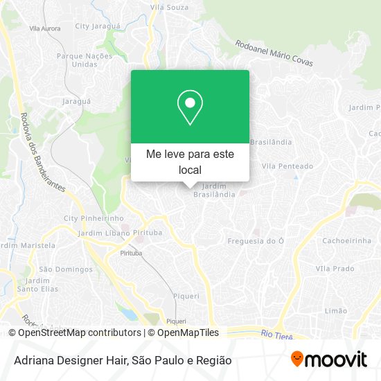 Adriana Designer Hair mapa