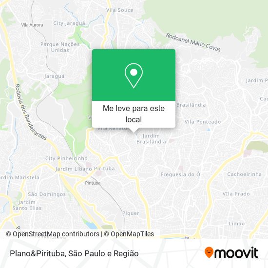Plano&Pirituba mapa