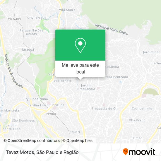Tevez Motos mapa