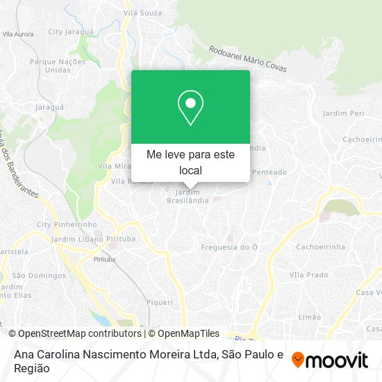 Ana Carolina Nascimento Moreira Ltda mapa