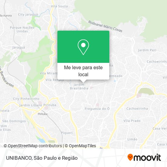 UNIBANCO mapa