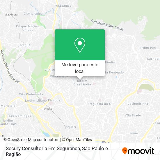 Secury Consultoria Em Seguranca mapa