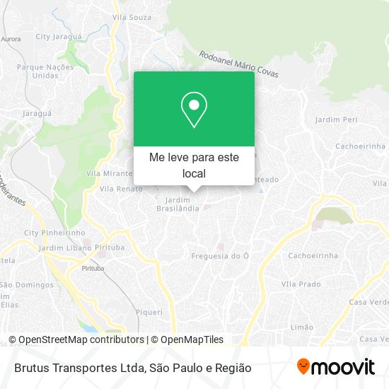 Brutus Transportes Ltda mapa