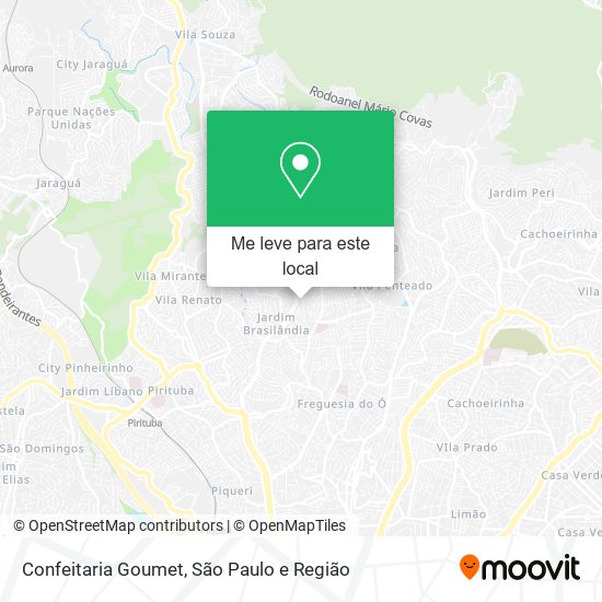Confeitaria Goumet mapa