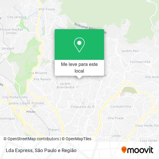 Lda Express mapa